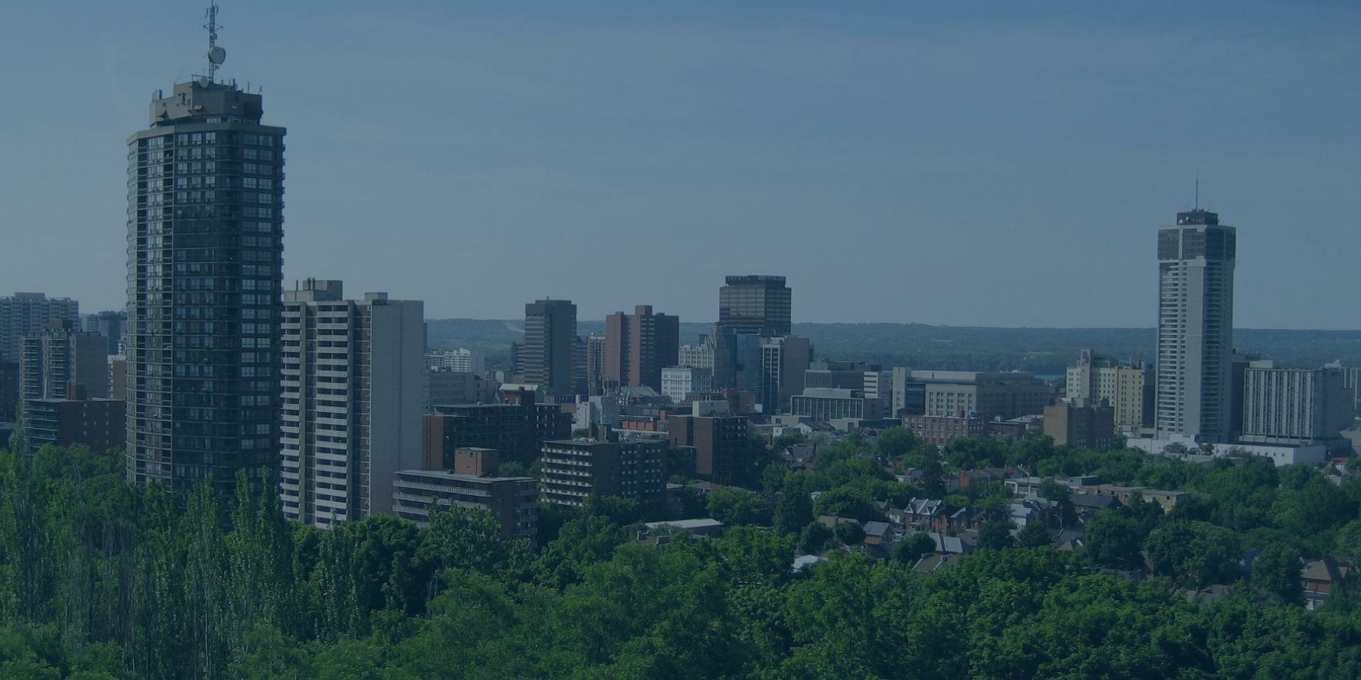 Hamilton Skyline photo from Wikimedia Commons